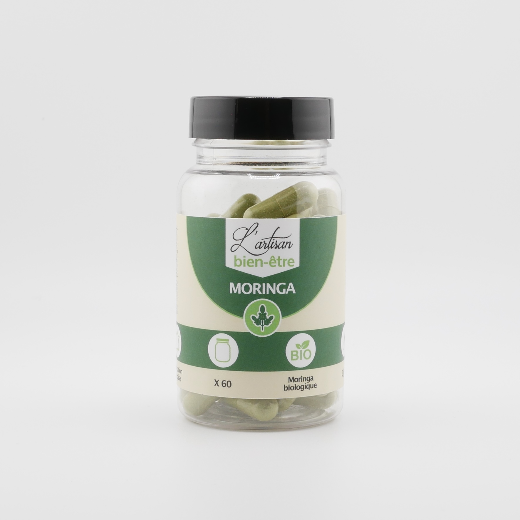 24 piluliers de 60 gélules de moringa – Image 2