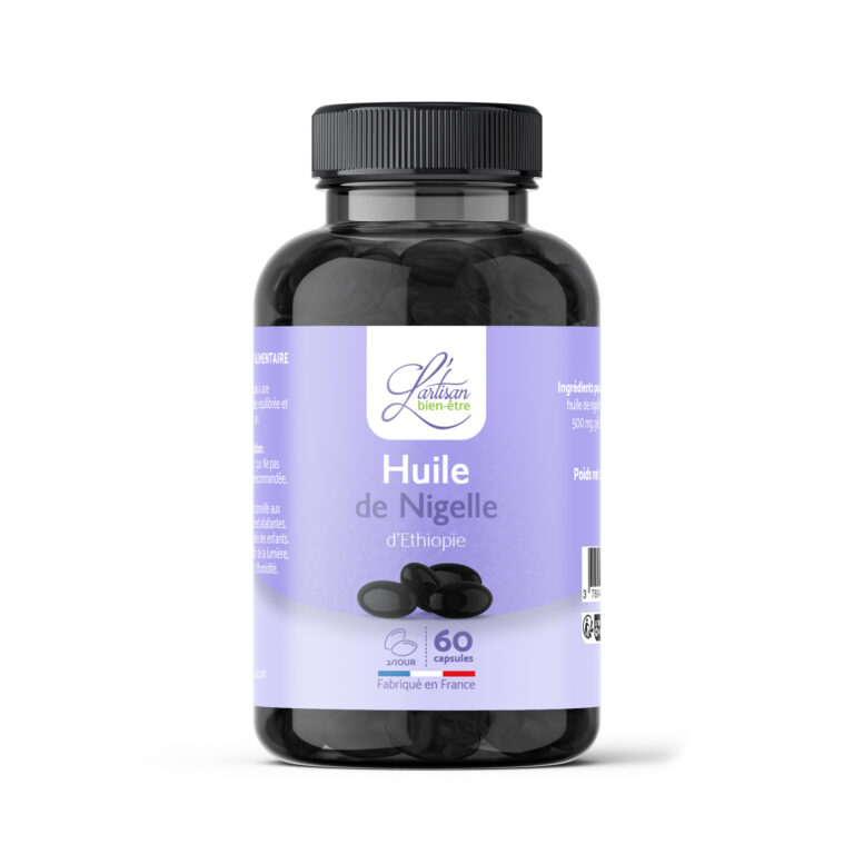 24 piluliers de 60 capsules d'huile de nigelle