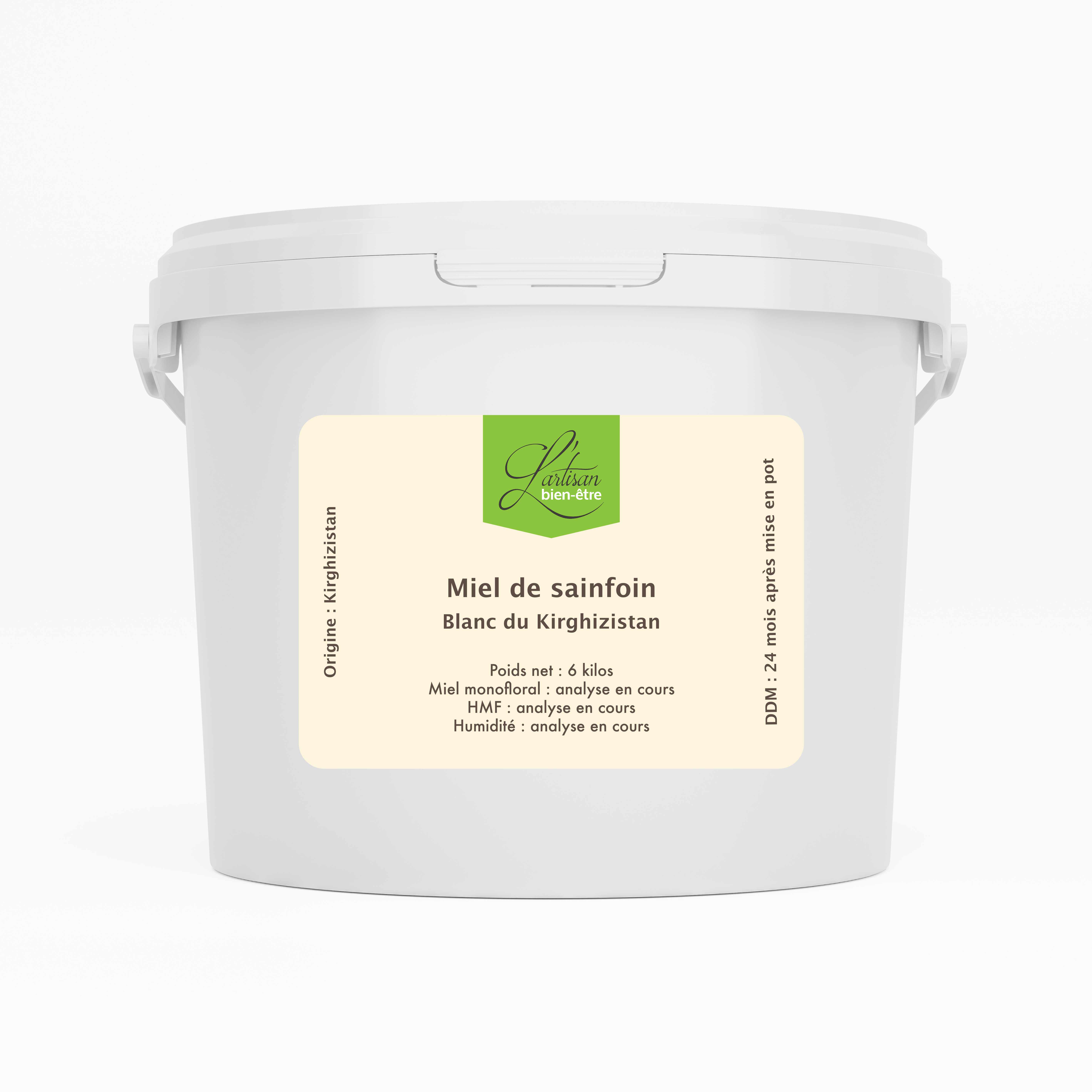 Miel blanc du Kirghizistan - 6 kilos